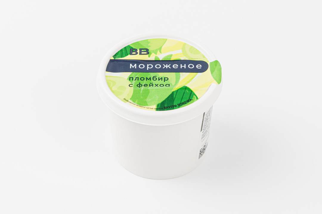 

Мороженое пломбир ВкусВилл с фейхоа 75 г