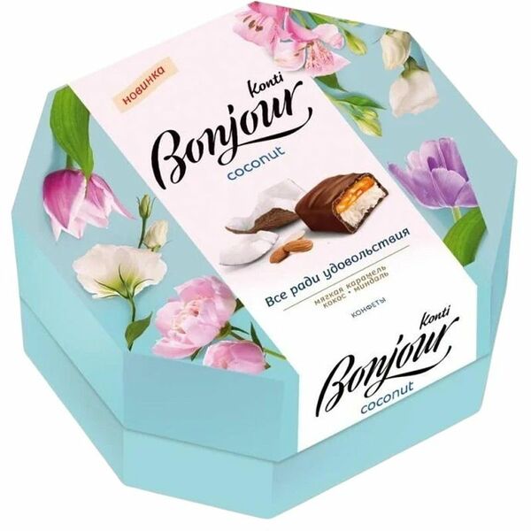 Набор конфет Konti Bonjour Coconut 150 г