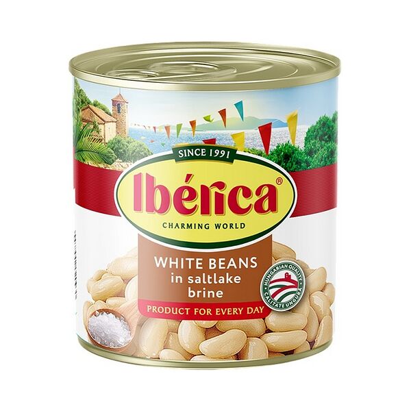 Фасоль белая в соленном рассоле консерв Iberica 420г