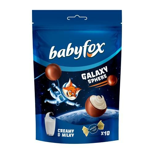 Конфеты Babyfox Galaxy Sphere шоколадные с молочной начинкой 130 г