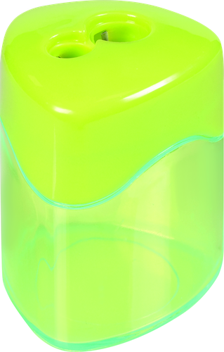 

Точилка ЛЕНТА, 2 отверстия, с контейнером, цвет в ассортименте