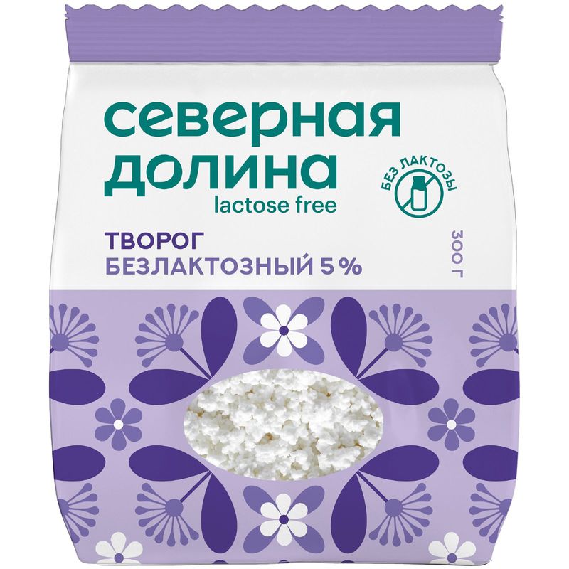 

Творог Северная Долина безлактозный 5% 300 г