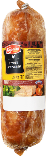 

Рулет Новоуральский мясной двор Куриный варено-копченый 400 г
