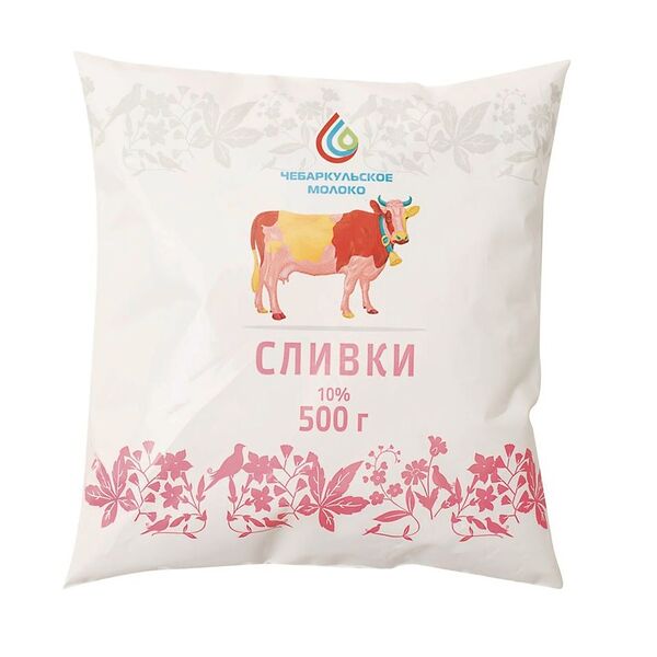 Сливки Чебаркульское Молоко 10% 500 мл