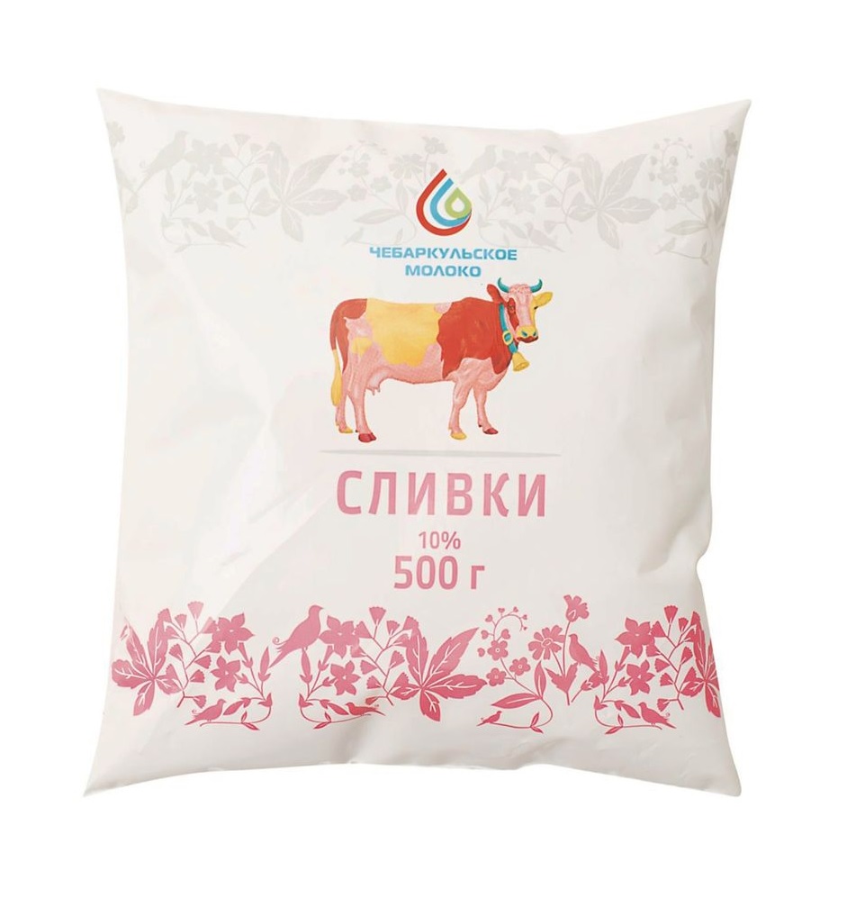 

Сливки Чебаркульское Молоко 10% 500 мл