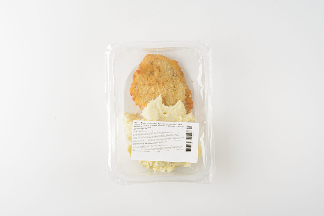 

Шницель куриный с картофельным пюре 270 г