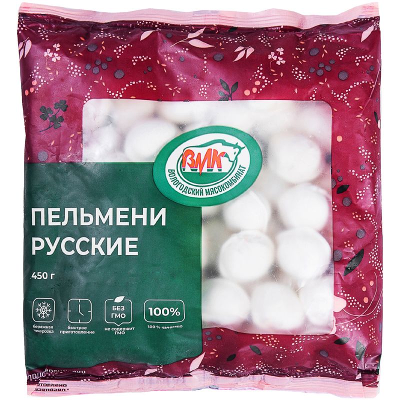 

Пельмени ВМК Русские 450 г
