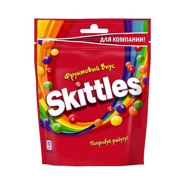 Драже Skittles Фруктовый вкус 140г