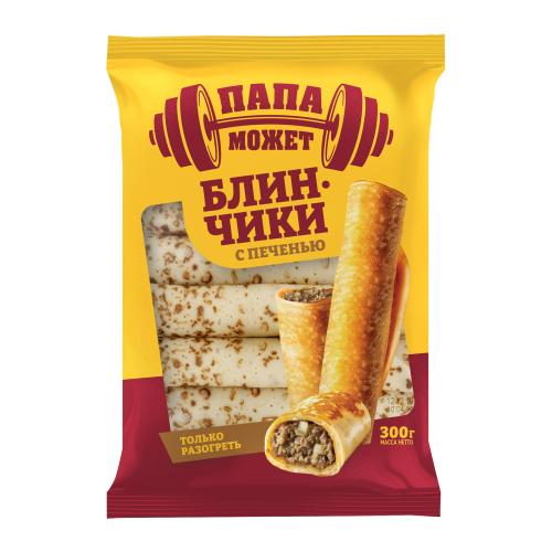 

Блинчики Папа может круглые с печенью замороженные 300 г