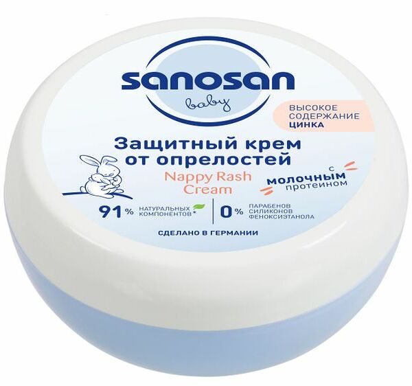 Крем от опрелостей Sanosan Baby защитный 150 мл