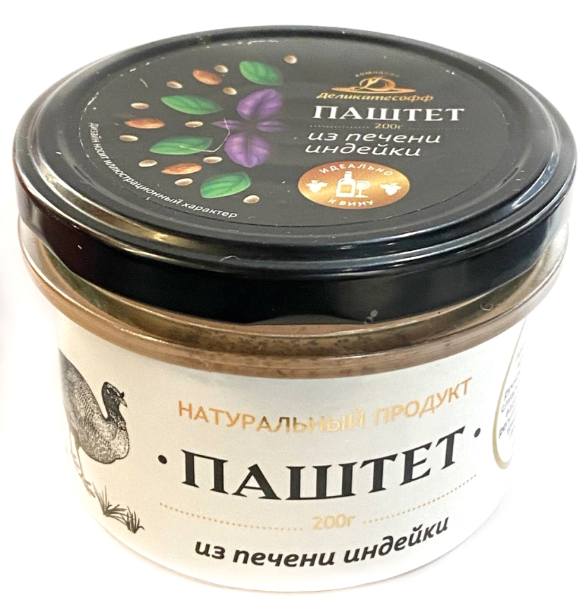 

Паштет Деликатесофф из печени индейки 150 г