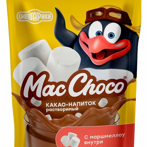 Какао-напиток MacChoco растворимый с маршмеллоу 235 г