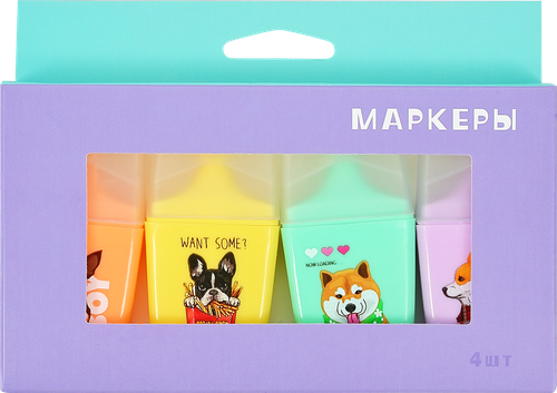 

Маркеры Домашние животные Арт. 3333340 4 шт.