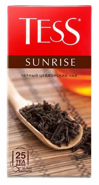 Чай черный Tess Sunrise 25 пак, 45 г