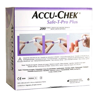 Ланцеты Accu-Chek Safe-T-Pro Plus №200