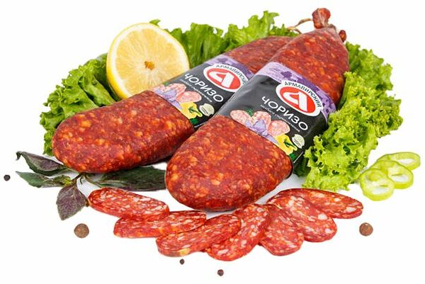 Колбаса Армавирский МК Чоризо сырокопченая, вес