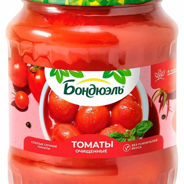 Томаты Бондюэль очищенные в томатной мякоти 680 г