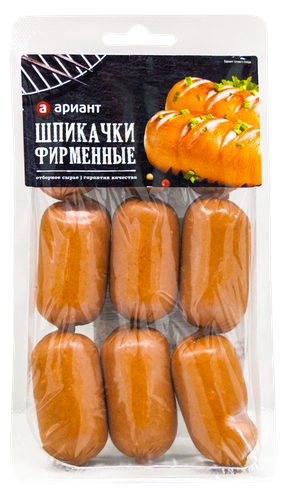 

Шпикачки Ариант Фирменные категория Б 400 г