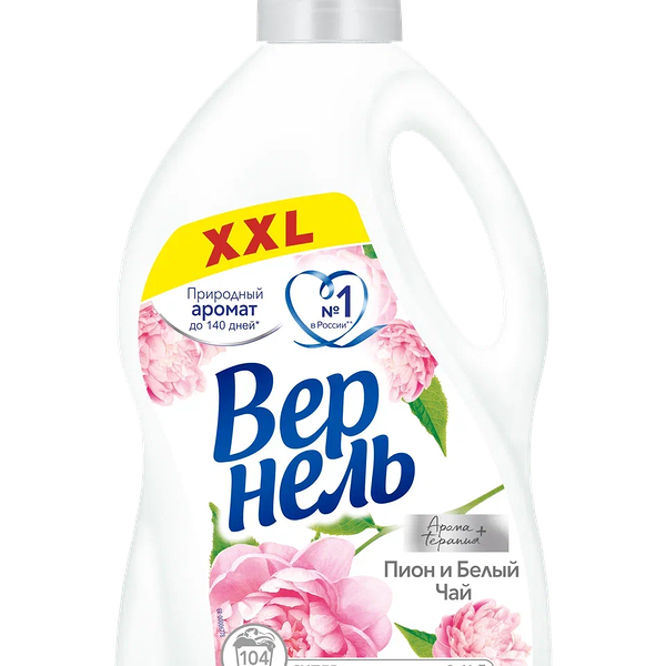 Кондиционер для белья Вернель Ароматерапия Пион и белый чай 2.61 л