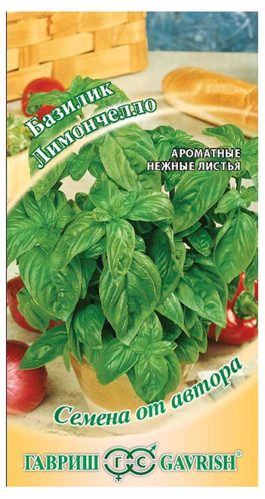 

Семена ГАВРИШ Базилик Лимончелло (лимонный), Арт. 1071856126, 0,1г