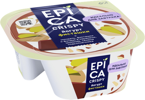 

Йогурт Epica Crispy Фисташки 10.5% 140 г