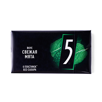 

Жевательная резинка Five Свежая мята 15.6 г