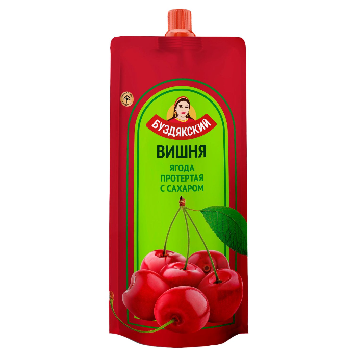 

Вишня протертая Буздякский с сахаром 280 г