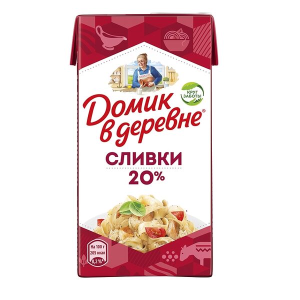 Сливки Домик в деревне 20% 480 г