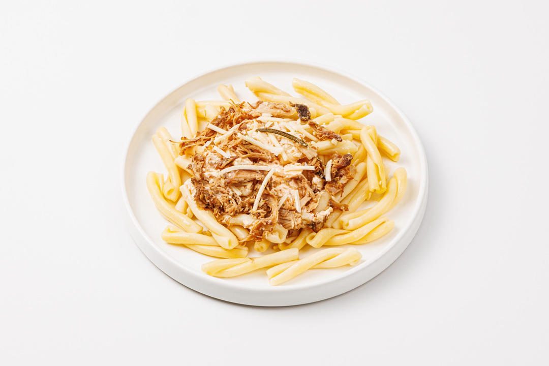 

Паста ВкусВилл казаречче с кроликом в сливочном соусе 200 г