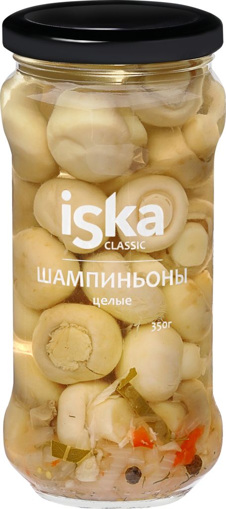 

Шампиньоны Iska Classic маринованные целые 350 г