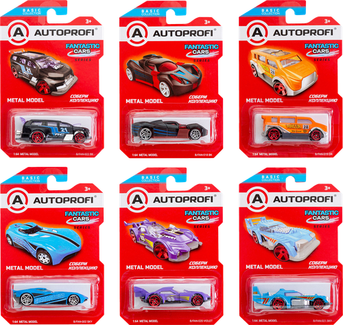 

Игрушка Autoprofi Машинка коллекционная Basic 1:64,1 шт., модель в ассортименте