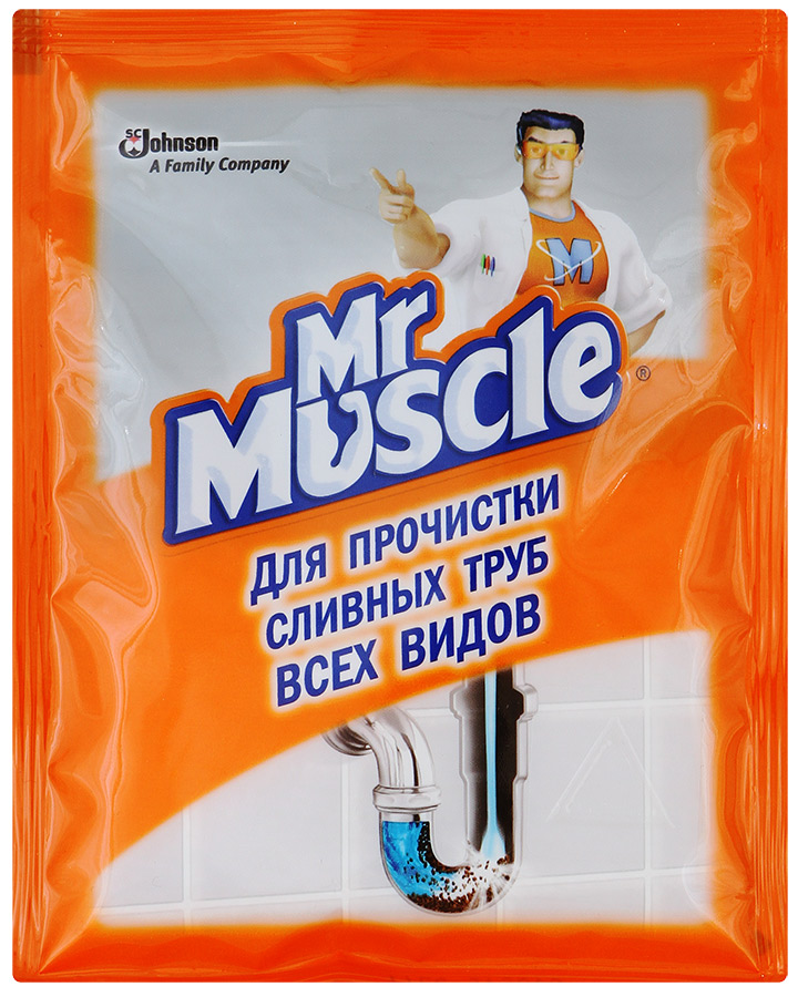 

Гранулы Mr.Muscle для прочистки сливных труб 70 г