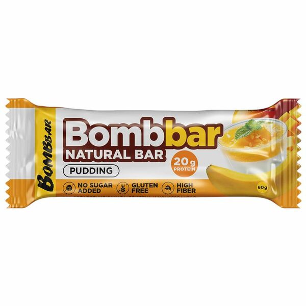 Батончик протеиновый BombBar Pudding Манго-банан 60 г