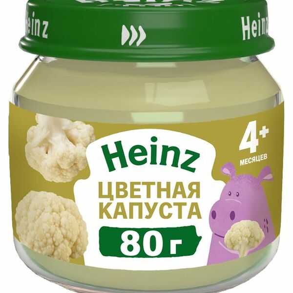 Пюре Heinz из цветной капусты с 4 месяцев 80 г