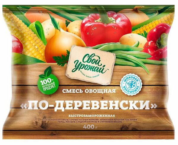 Смесь Свой урожай овощная по-деревенски 400г