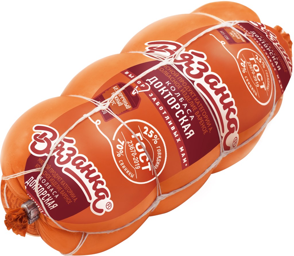 

Колбаса Вязанка Докторская вареная ГОСТ 400 г