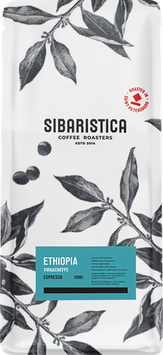 

Кофе в зёрнах Sibaristica Ethiopia Gr.4 Yirgacheffe 1 кг