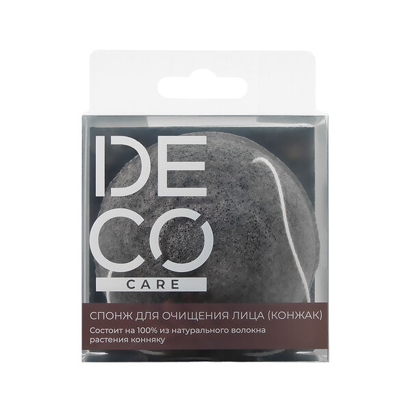 Спонж для очищения лица Deco Care конжак