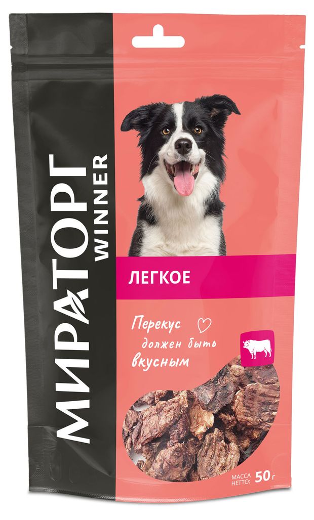 

Лёгкое говяжье сушёное Мираторг Winner, 50 г