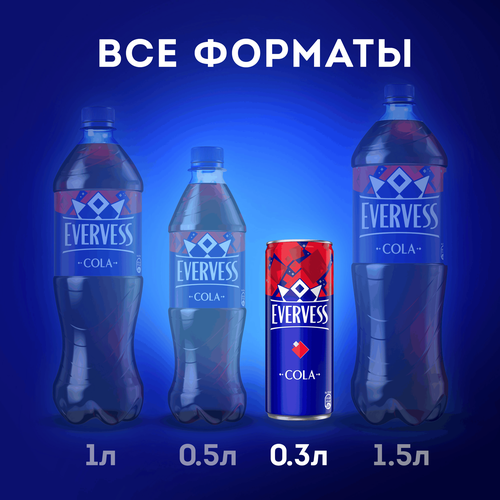 

Газированный напиток Evervess Cola 330 мл