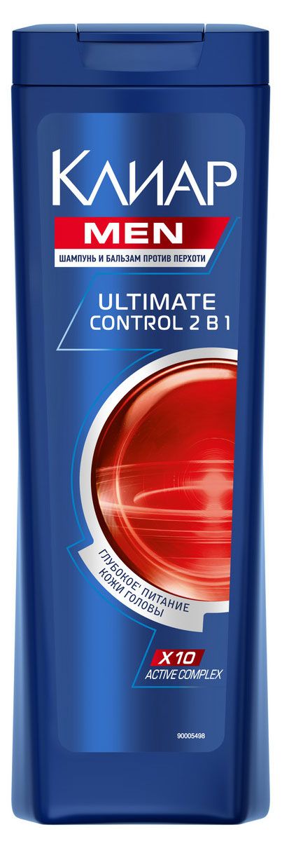 

Шампунь для волос Clear Men Ultimate Control 2 в 1, 400мл