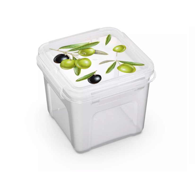 

Контейнер 4Family квадратный для СВЧ Fresh олива 0.9 л
