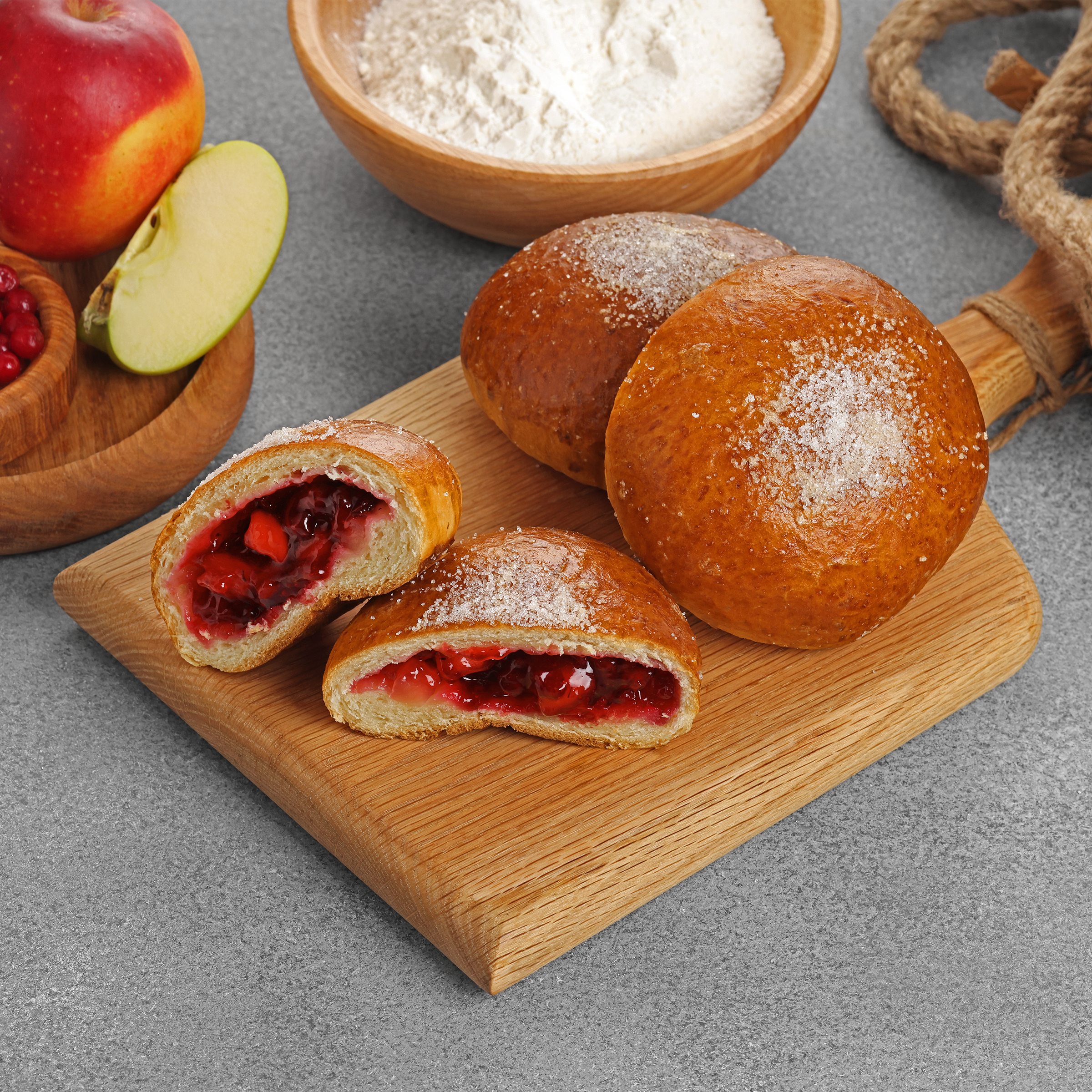 

Пирожок Лента Fresh Домашний с яблочно-брусничной начинкой 100 г