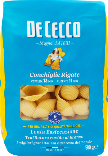 

Макароны De Cecco Conchiglie rigate 50 ракушки 500 г