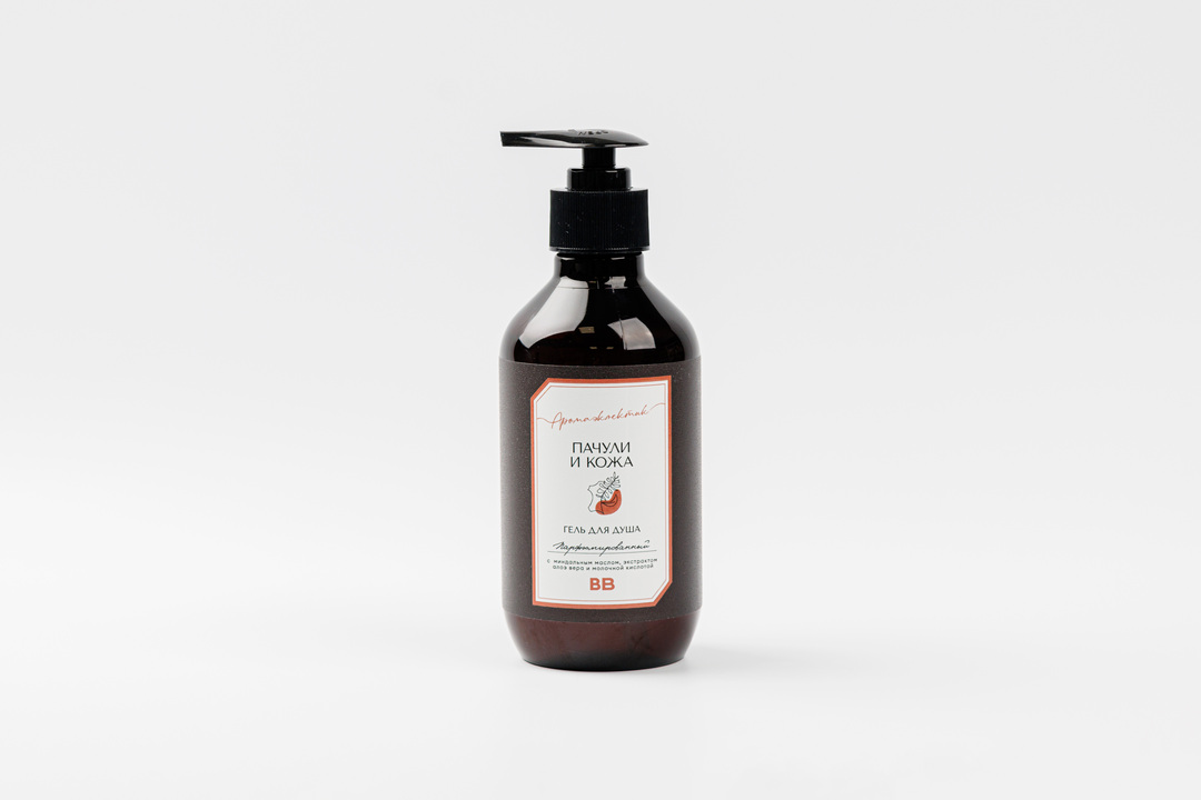 

Гель для душа парфюмированный ВкусВилл Пачули и кожа 300 мл