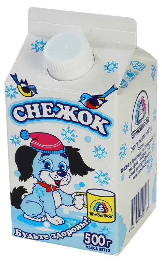 

Напиток кисломолочный Ярмолпрод Снежок 2.5% 500 г