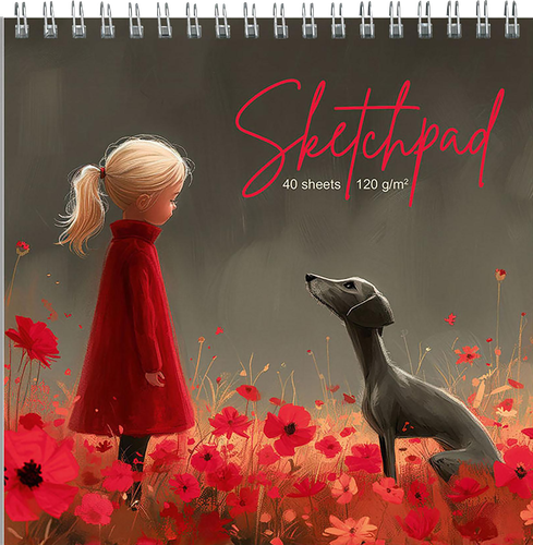 

Скетчпад для рисования Seventeen 40 листов 19,5х19,5 см софт-тач 1 шт в ассортименте