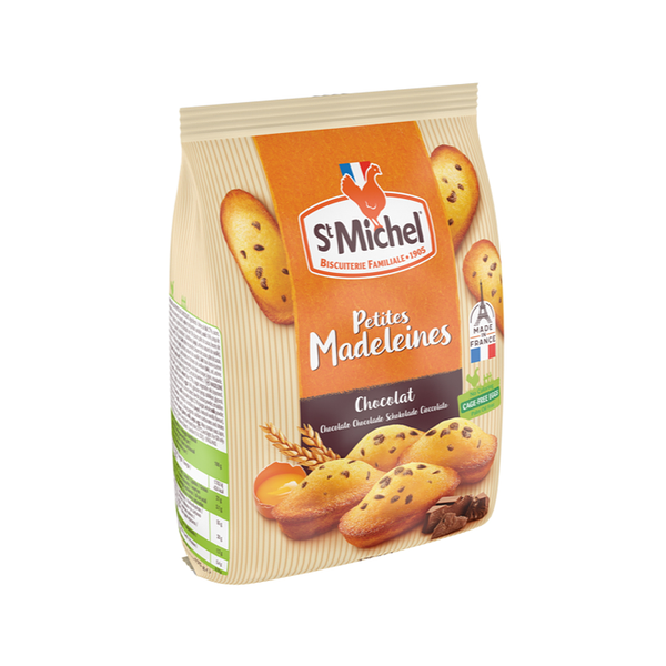 Печенье бисквитное St Michel Мадлен французское с кусочками шоколада 175 г