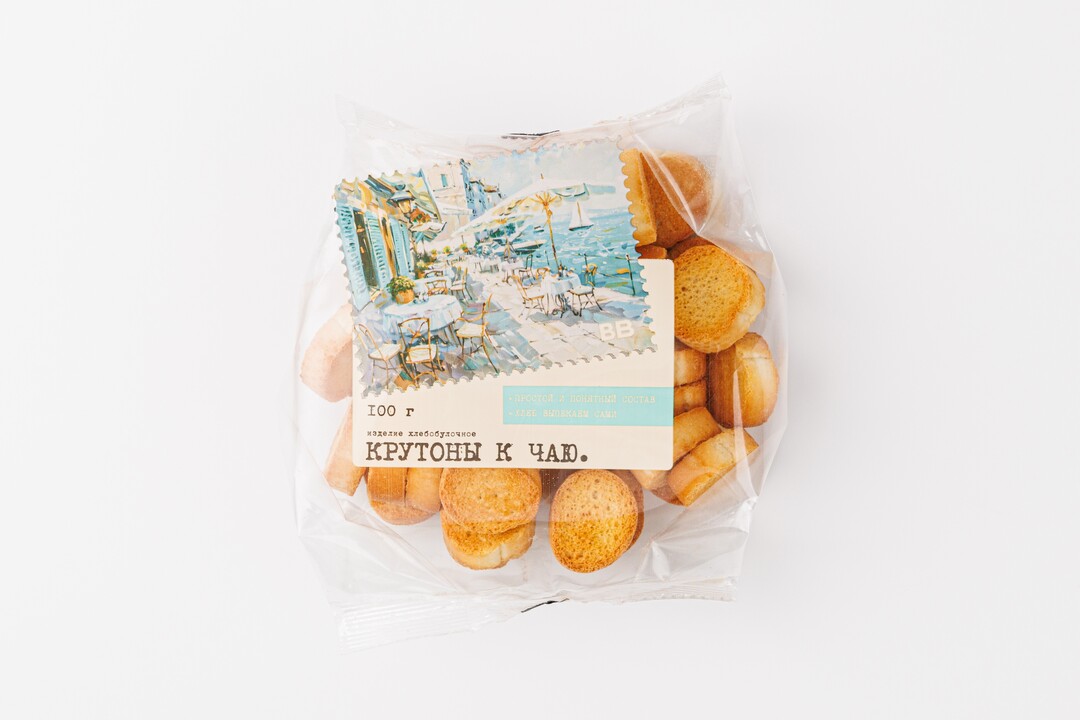 

Крутоны ВкусВилл к чаю 100 г