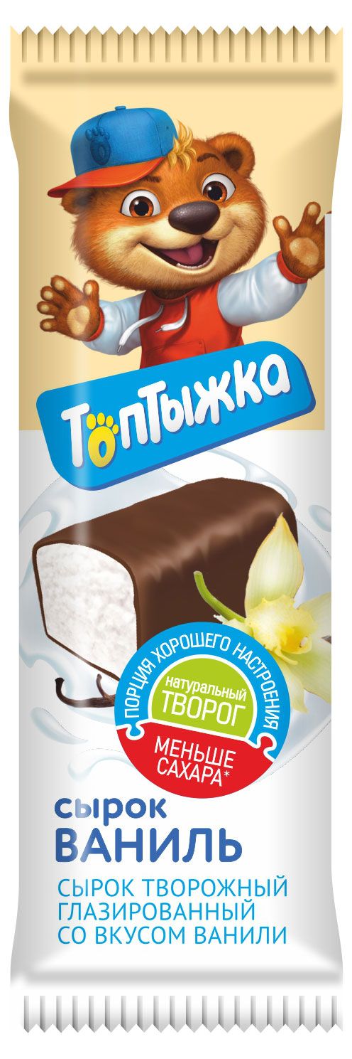 

Сырок творожный Топтыжка Ваниль 12%, 40 г